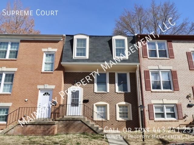 4 BR, 2.5 BA Apartment 5 Supreme Court, Gaithersburg, MD 20878