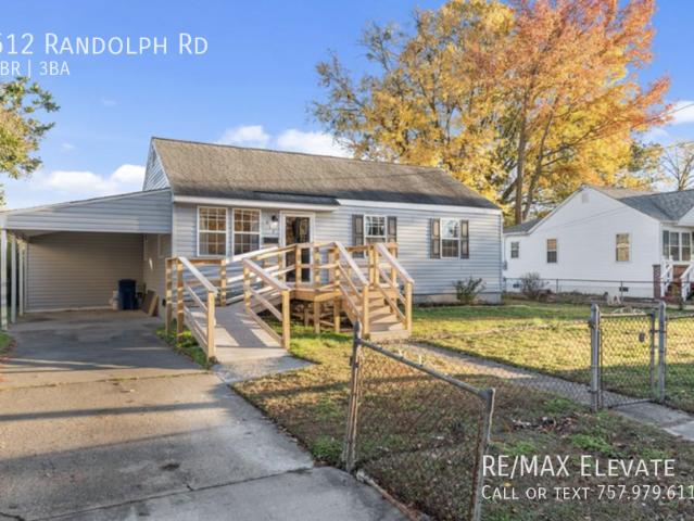 4 BR, 2.5 BA Apartment 612 Randolph Rd, Newport News, VA 23605