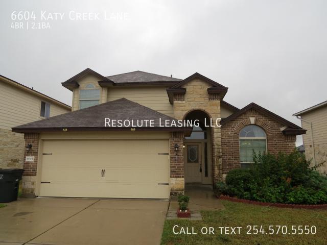 4 BR, 2.5 BA Apartment 6604 Katy Creek Lane, Killeen, TX 76549