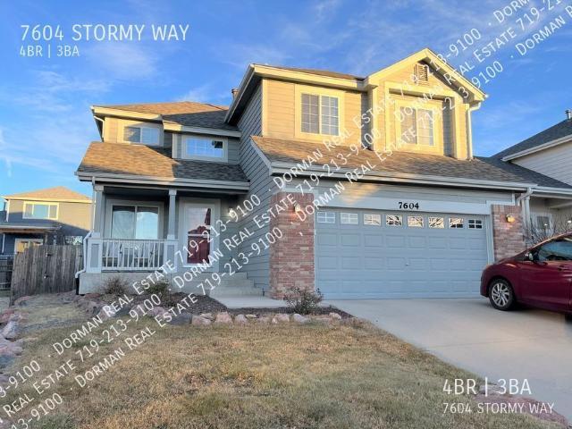 4 BR, 2.5 BA Apartment 7604 STORMY WAY, COLORADO SPRINGS, CO 80922