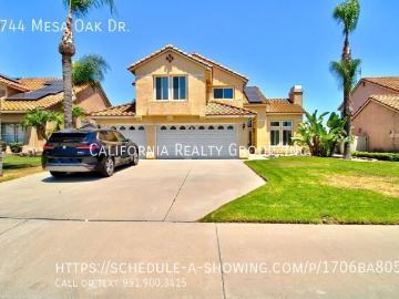 4 BR, 2.5 BA Apartment 8744 Mesa Oak Dr Riverside, CA 92508