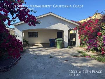 4 BR, 2 BA Apartment 1553 W 58th Place, Los Angeles, CA 90047