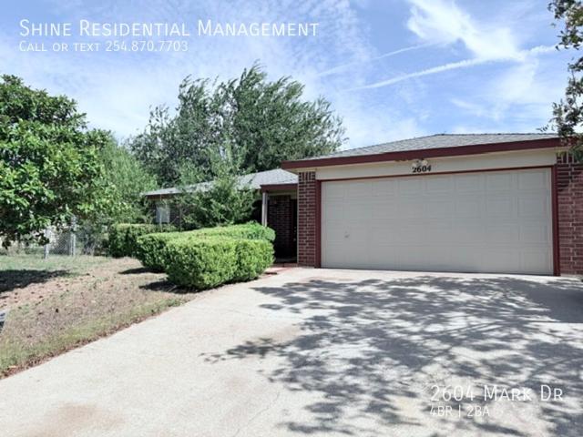 4 BR, 2 BA Apartment 2604 Mark Dr, Killeen, TX 76543