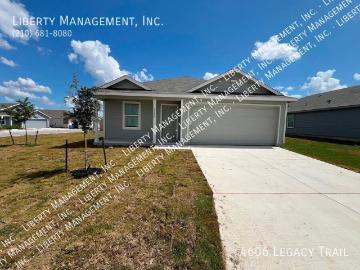 4 BR, 2 BA Apartment 4606 Legacy Trail, Von Ormy, TX 78073