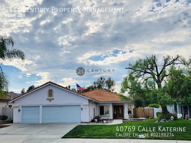 4 BR, 2 BA Apartment 40769 Calle Katerine, Temecula, CA 92591
