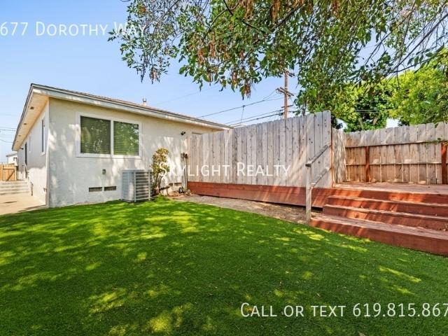 4 BR, 2 BA Apartment 5677 Dorothy Way, San Diego, CA 92115