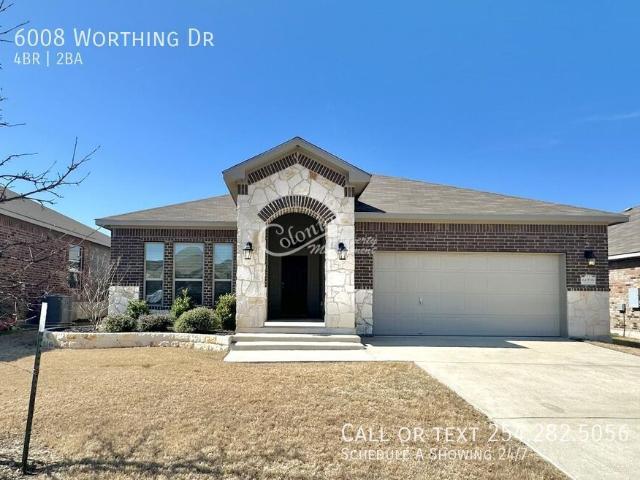 4 BR, 2 BA Apartment 6008 Worthing Dr, Temple, TX 76502