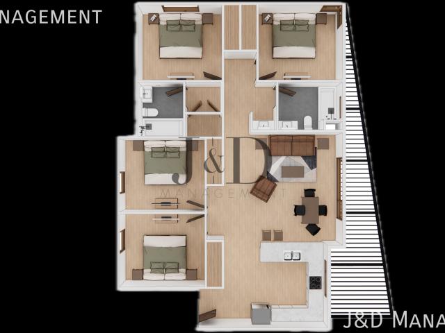4 BR, 2 BA Apartment 6195 MONTEZUMA ROAD, SAN DIEGO, CA 92115