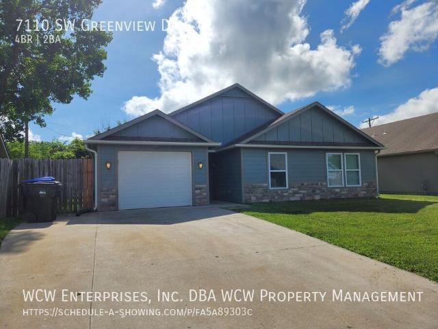 4 BR, 2 BA Apartment 7110 SW Greenview Dr Topeka, KS 66619