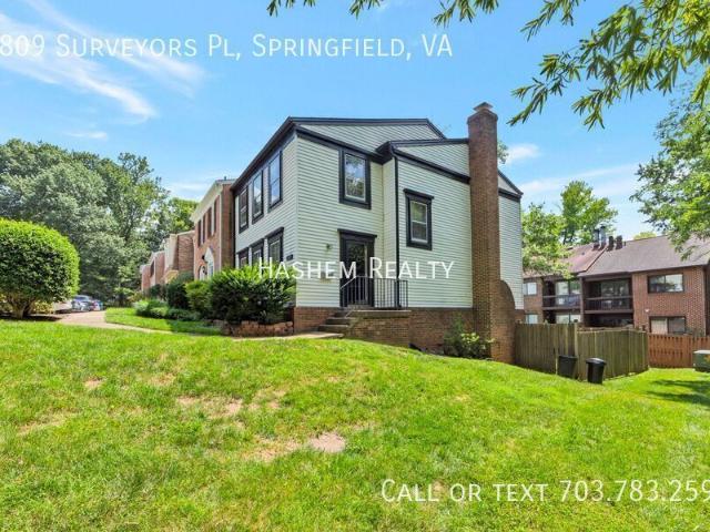 4 BR, 3.5 BA Apartment 8809 Surveyors Pl, Springfield, VA, Springfield, VA 22152