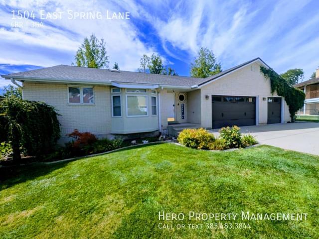 4 BR, 3 BA Apartment 1504 East Spring Lane, Holladay, UT 84117