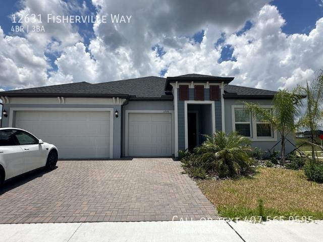 4 BR, 3 BA Apartment 12631 Fisherville Way, Riverview, FL 33579
