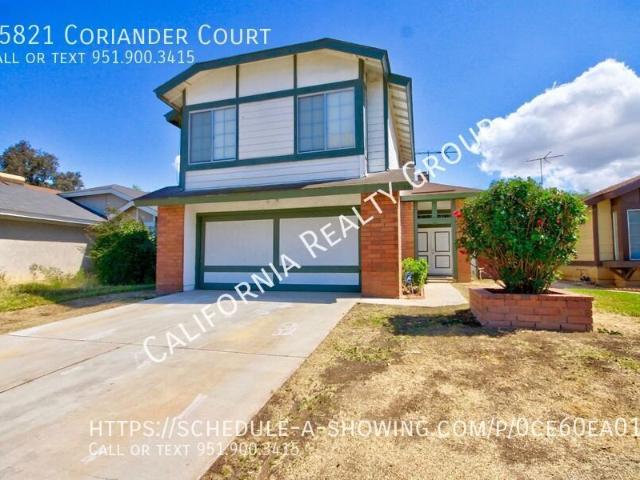 4 BR, 3 BA Apartment 25821 Coriander Court, Moreno Valley, CA 92553