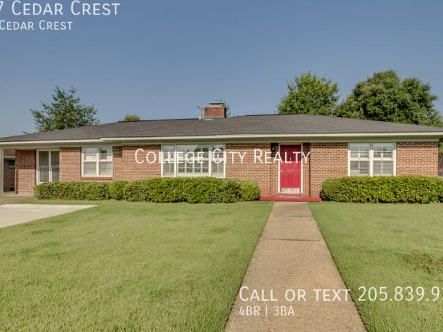 4 BR, 3 BA Apartment 237 Cedar Crest, Tuscaloosa, AL 35401