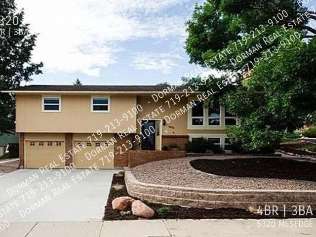 4 BR, 3 BA Apartment 6320 MESEDGE DR, COLORADO SPRINGS, CO 80919