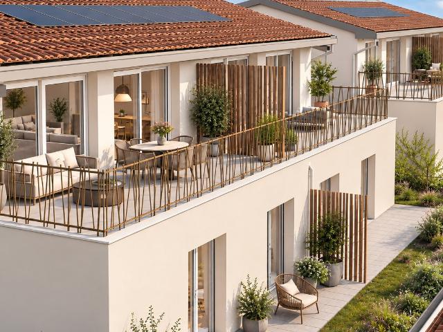 4 brandneue Twin Villen unverbaubarer, komfortabler und moderner Blick