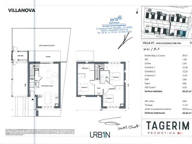 4 pièces · 83.22 m²