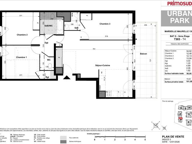 4 pièces · 86.06 m²