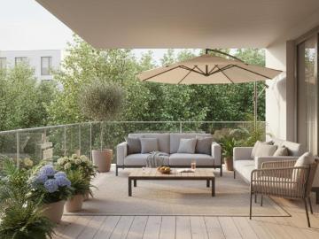 4 PIÈCES AVEC GRANDE TERRASSE DOUBLE EXPOSITION DANS UN QUARTIER RESIDENTIEL