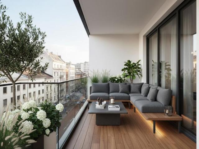 4 PIECES LUMINEUX AVEC BALCON