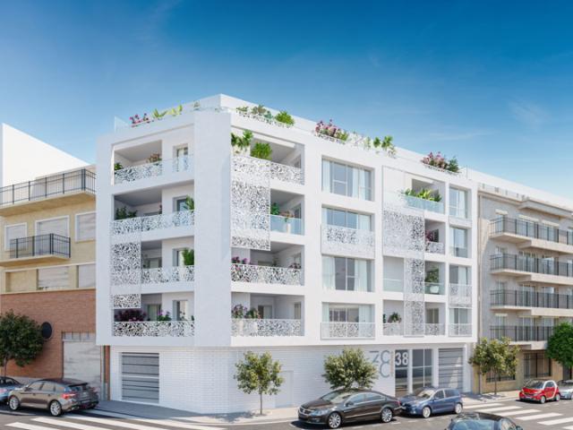4 PIECES PERPIGNAN CENTRE VILLE: 1ER ETAGE NEUF PARKING