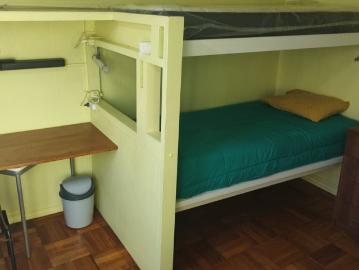 4 piezas amobladas en duplex barrio parque bustamante metro baquedano providencia