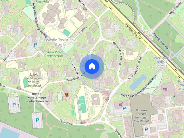 4 pokojowe mieszkanie naprzeciwko Parku Śląskiego