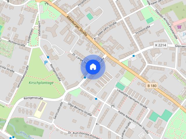 4 Raumwohnung im modernen Mehrfamilienhaus nahe dem Stadtpark zu vermieten!