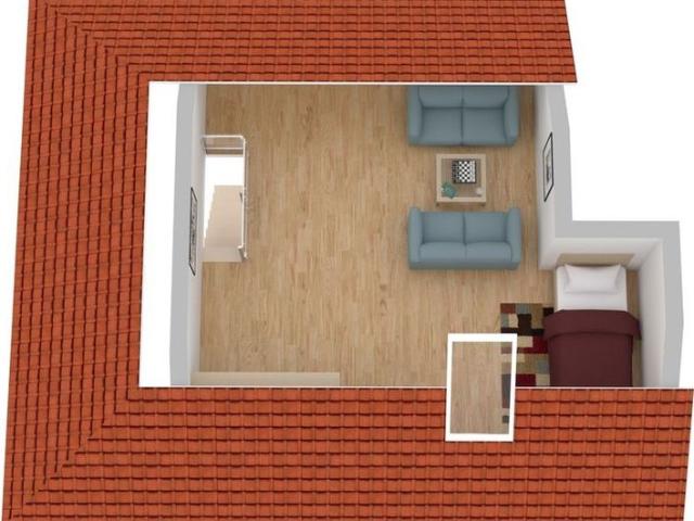 4 Raumwohnung im Dachgeschoss mit Galerie