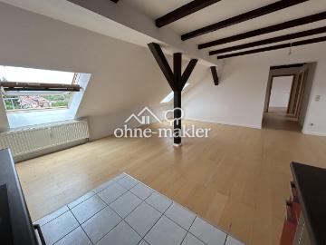 4 Raum DG Appartment, offene EB Küche & Panoramaterrasse
