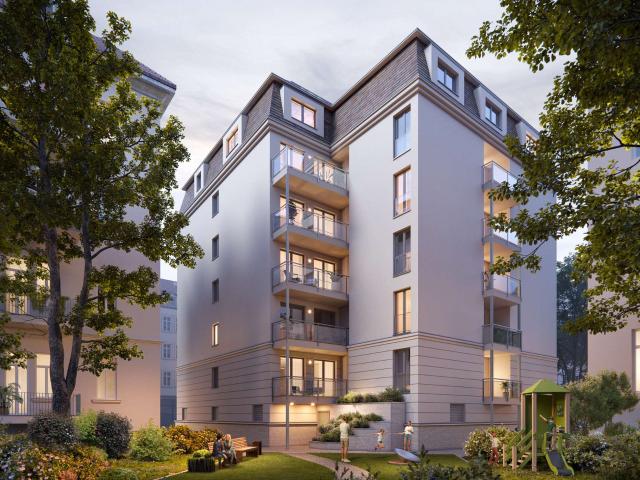 4 Raum Wohnung in KfW40 Neubauprojekt in der Südvorstadt mit Balkon und Bad mit Wanne & Dusche
