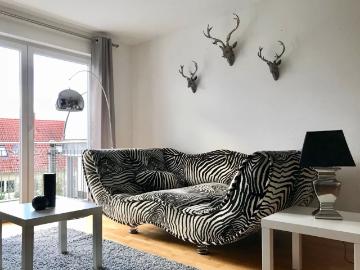 4 Room Business Duplex apartment over 2 floors with 2 bathrooms, underfloor heating, underground parking space and balcony
