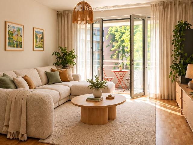 4 Rooms: 2BedRooms, 2Baths, Floor to Sealing Windows, 100m2 in Eaux Vives, Geneva