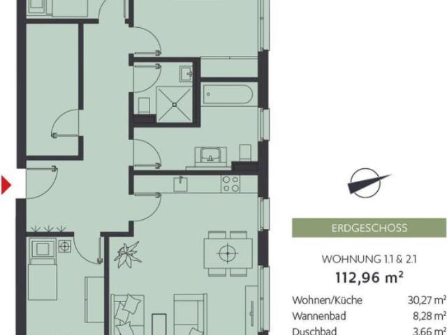 4 Schlafzimmer Wohnung Bentwisch Deutschland 103120999