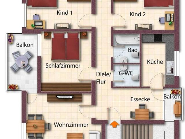 4 Schlafzimmer Wohnung Bochum Deutschland LS102851333