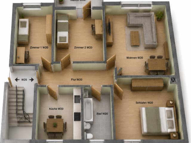 4 Schlafzimmer Wohnung Idar Deutschland LS102853705
