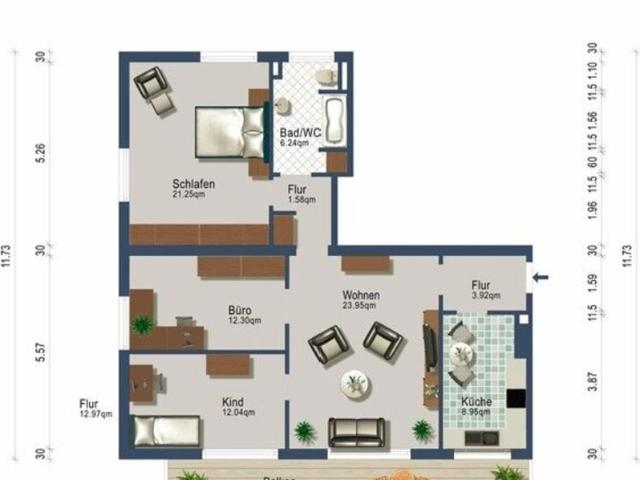 4 Schlafzimmer Wohnung Salzburg Salzburg 103924377