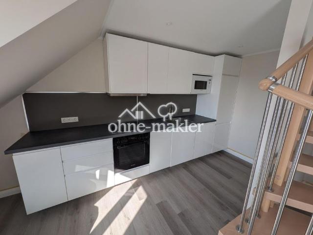 4 Zi KfW70EE Penthouse Maisonette in Toplage von Rüdesheim mit Aufzug, Küche und Balkon