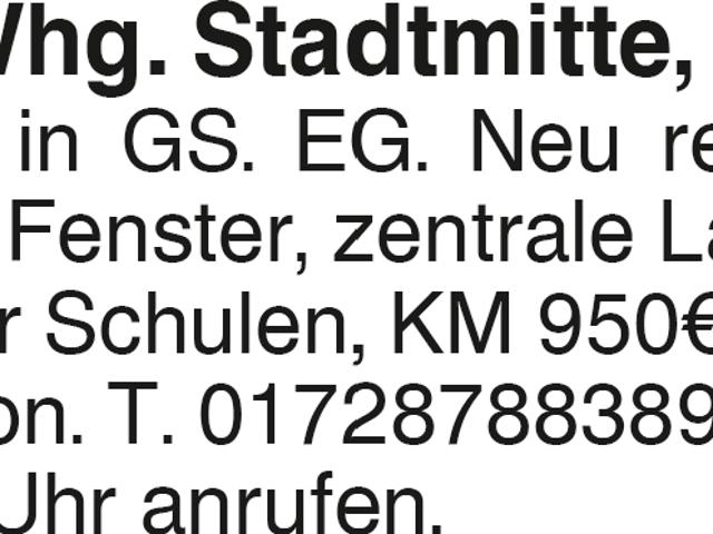 4 Zi Whg. in Geislingen