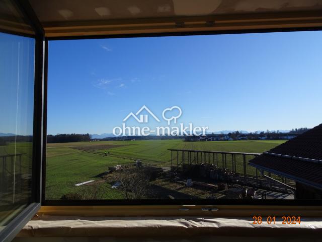 4 Zi.Whg. in Nettelkofen mit Südlage mit Bergblick und in 15 Min. in München mit dem Schnellzug