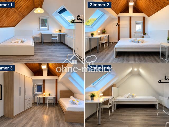 4 Zi. Wohnung WG Zimmer/ Stuttgart Bad Canstatt/ All Inklusive