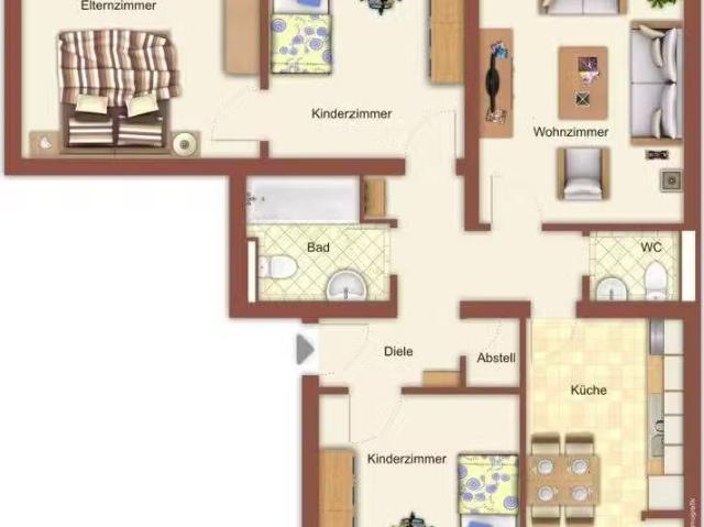 4 Zimmer 84 m² 739 € Kaltmiete Wohnungen in Mönchengladbach