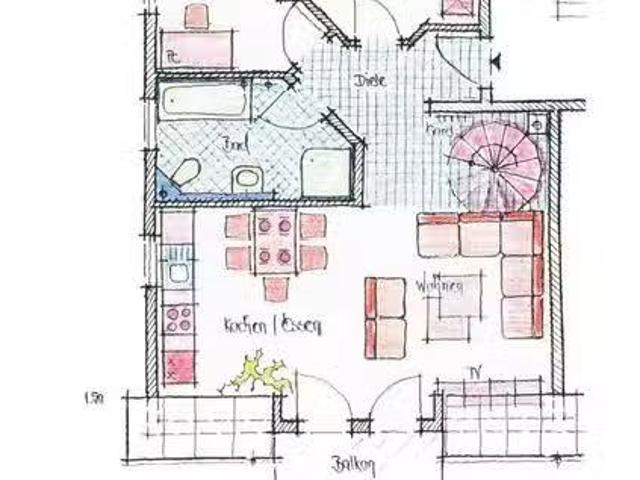 4 Zimmer 103 m² 1.140 € Kaltmiete Wohnungen in Sennfeld
