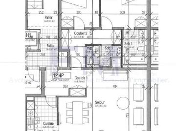 4 Zimmer, 107 m², 1. Stock