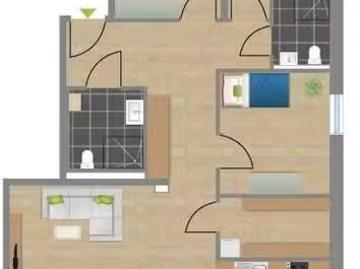 4 Zimmer 122 m² 1.726 € Kaltmiete Wohnungen in Alsdorf/Rh.