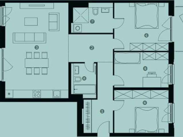 4 Zimmer, 2 Balkone, 2 Bäder – urbanes Wohnen in Friedrichshain