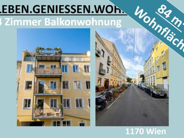 4 ZIMMER WOHNUNG MIT 6 M² BALKON