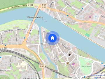 4 Zimmer Wohnung mit Balkon, Arbeitszimmer und Tiefgaragenstellplatz