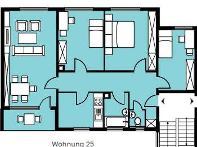 4 Zimmer Wohnung mit Balkon in Bad Hersfeld