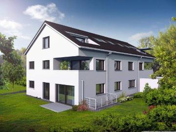 4 Zimmer Wohnung mit durchdachter Architektur in Marbach